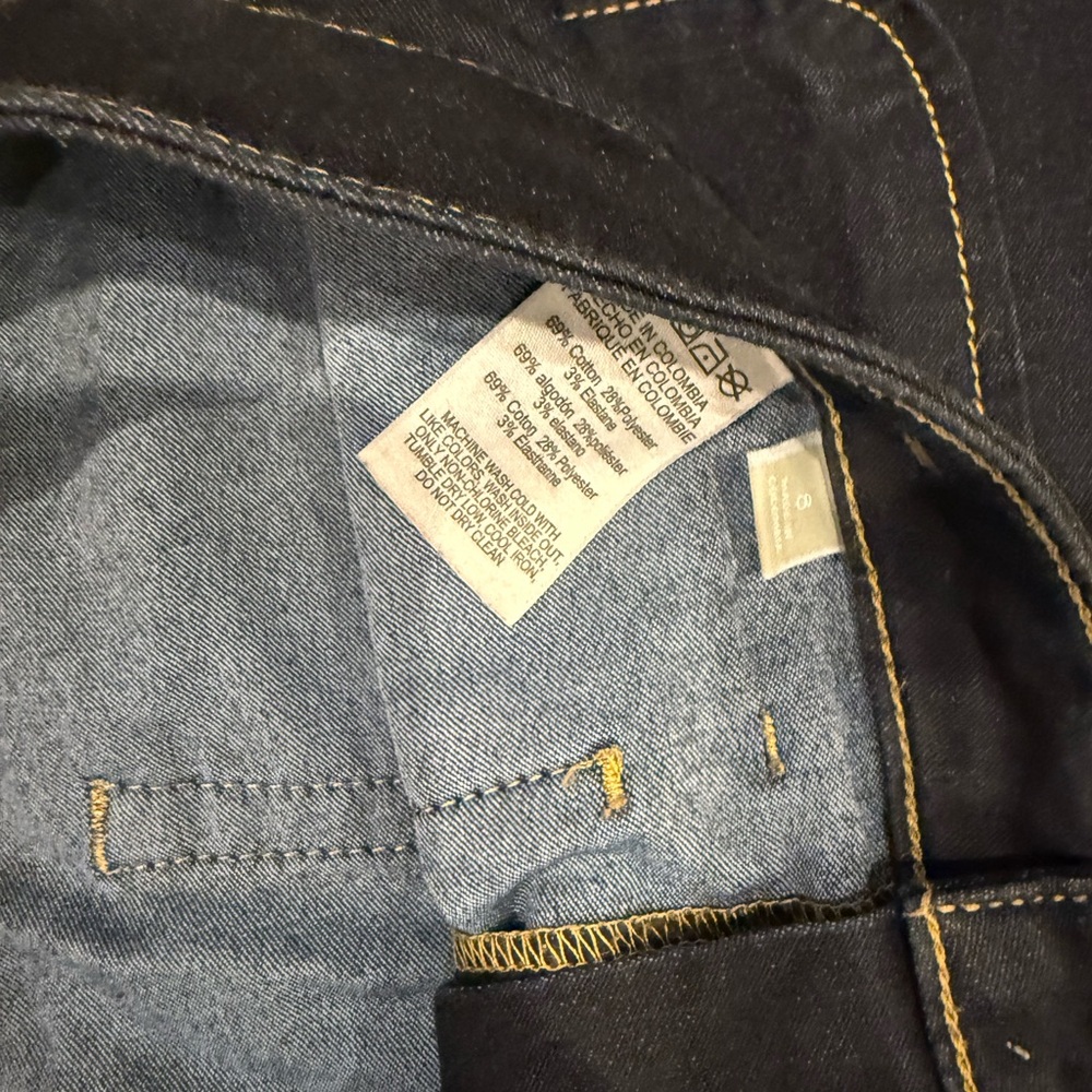 Michael Kors Navy Flare Jeans - Picture 5 of 7